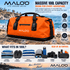 100L Locking Waterproof Roll-Top Duffle Bag - Locking Feature - Malo'o Racks