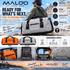 100L Locking Waterproof Roll-Top Duffle Bag - Locking Feature - Malo'o Racks