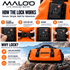 100L Locking Waterproof Roll-Top Duffle Bag - Locking Feature - Malo'o Racks