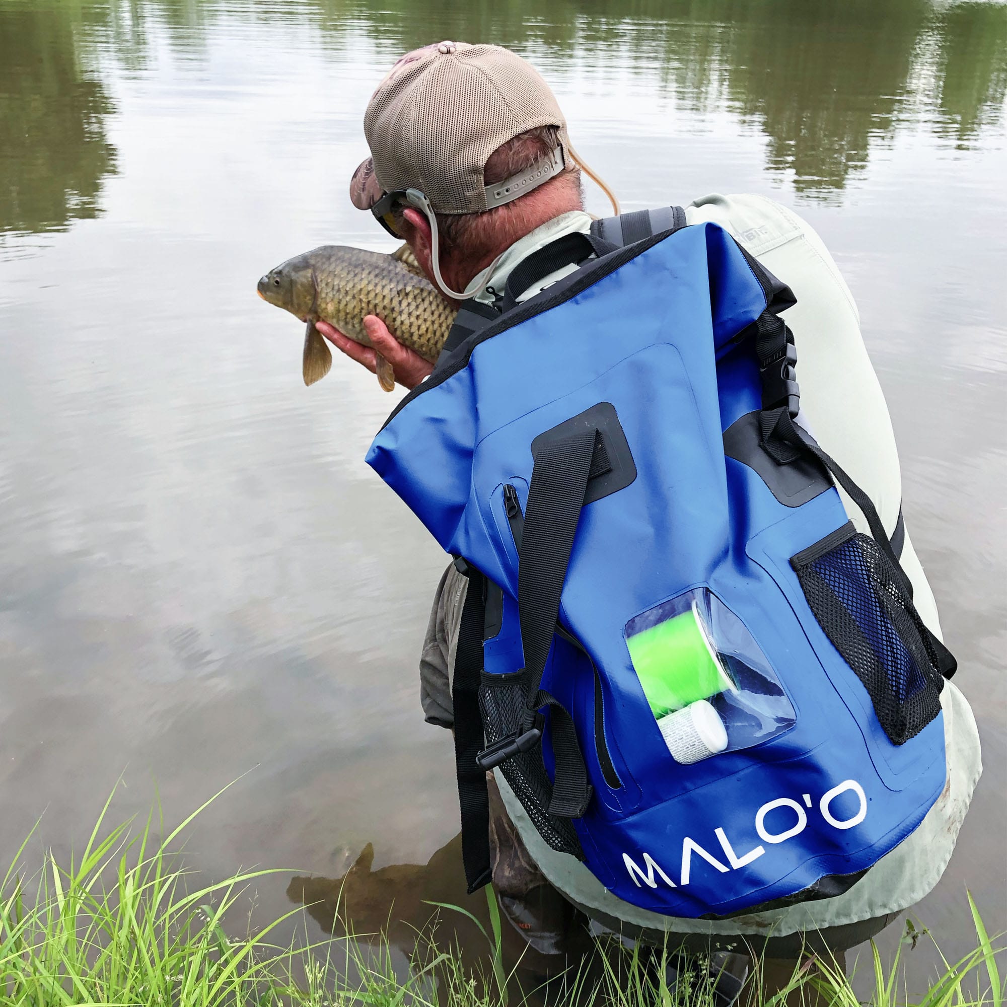 DryPack 30L Waterproof Backpack – Roll - Top Dry Bag for Beach, Travel & Outdoor Gear - Malo'o Racks