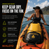DryPack 30L Waterproof Dry Bag – Roll - Top Kayak, Beach & Travel Gear Bag - Malo'o Racks