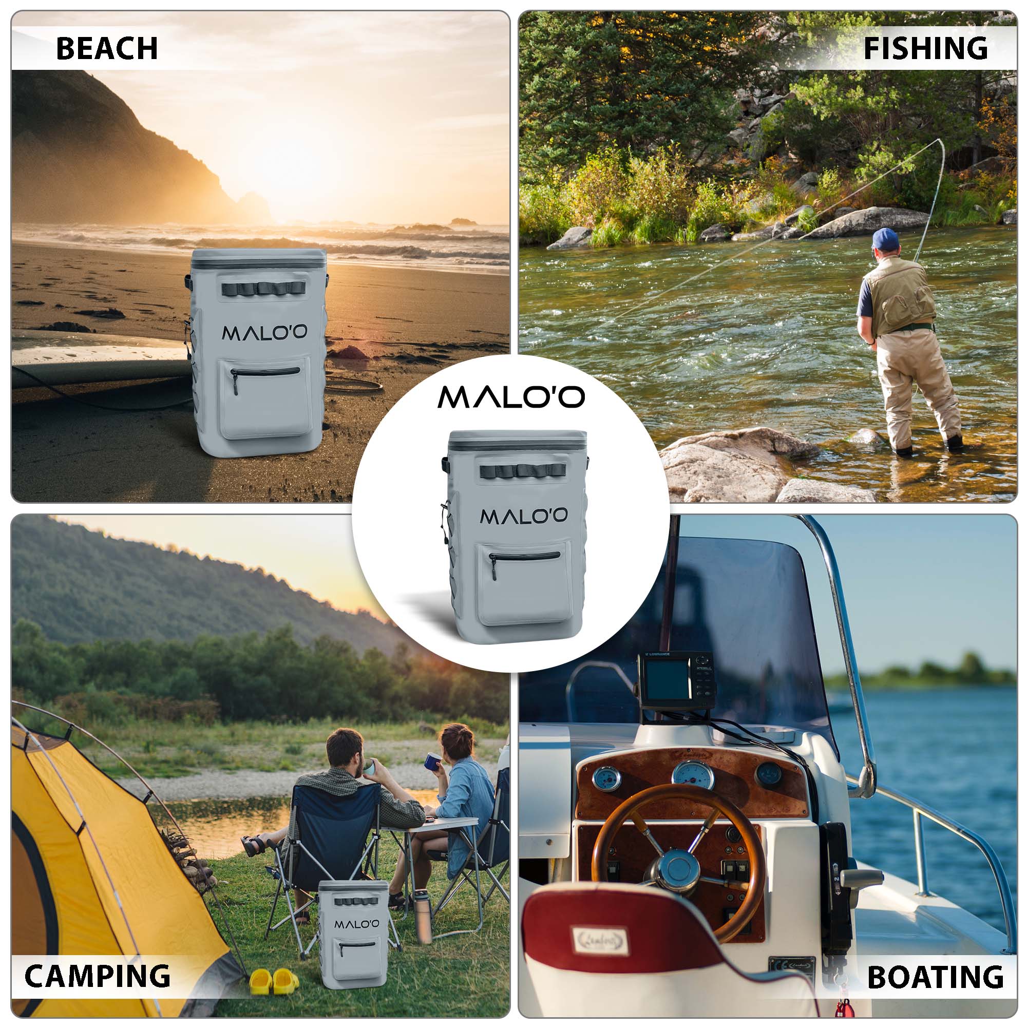 DryPack Adventure Backpack Cooler - Malo'o Racks