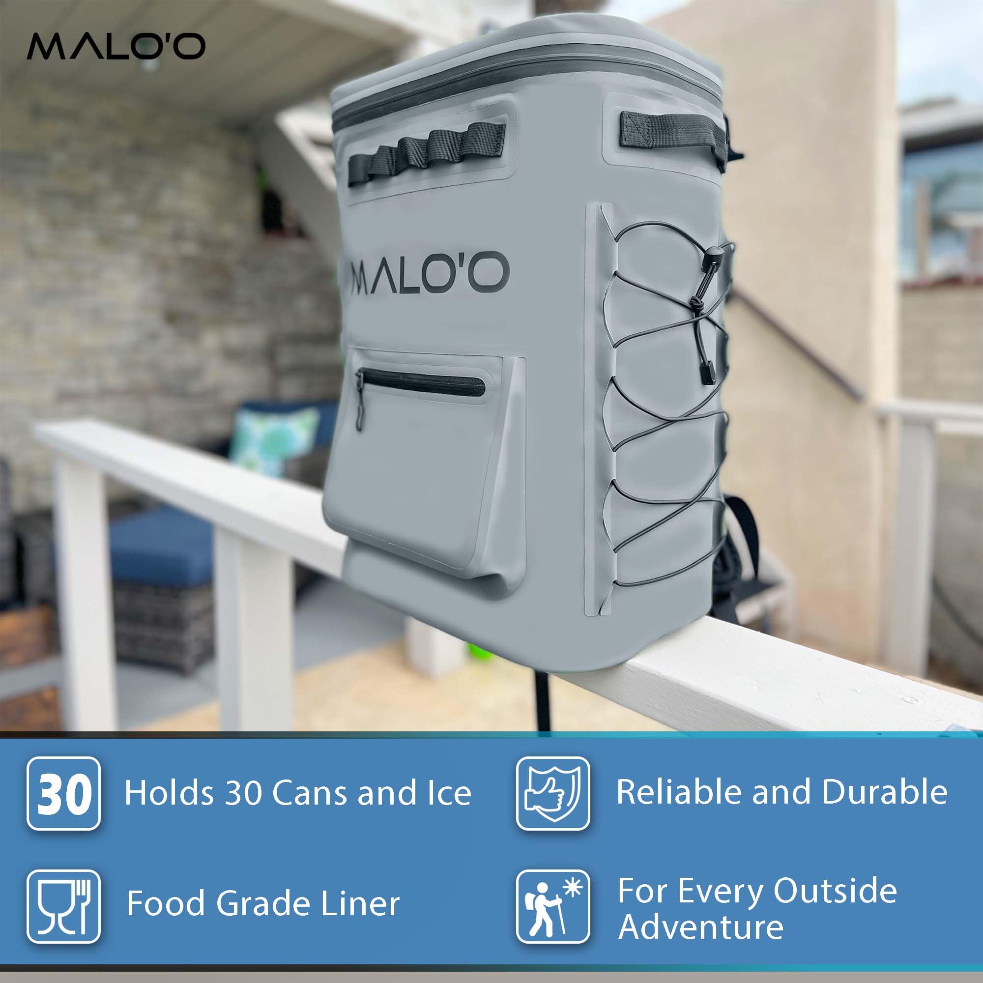 DryPack Adventure Backpack Cooler - Malo'o Racks