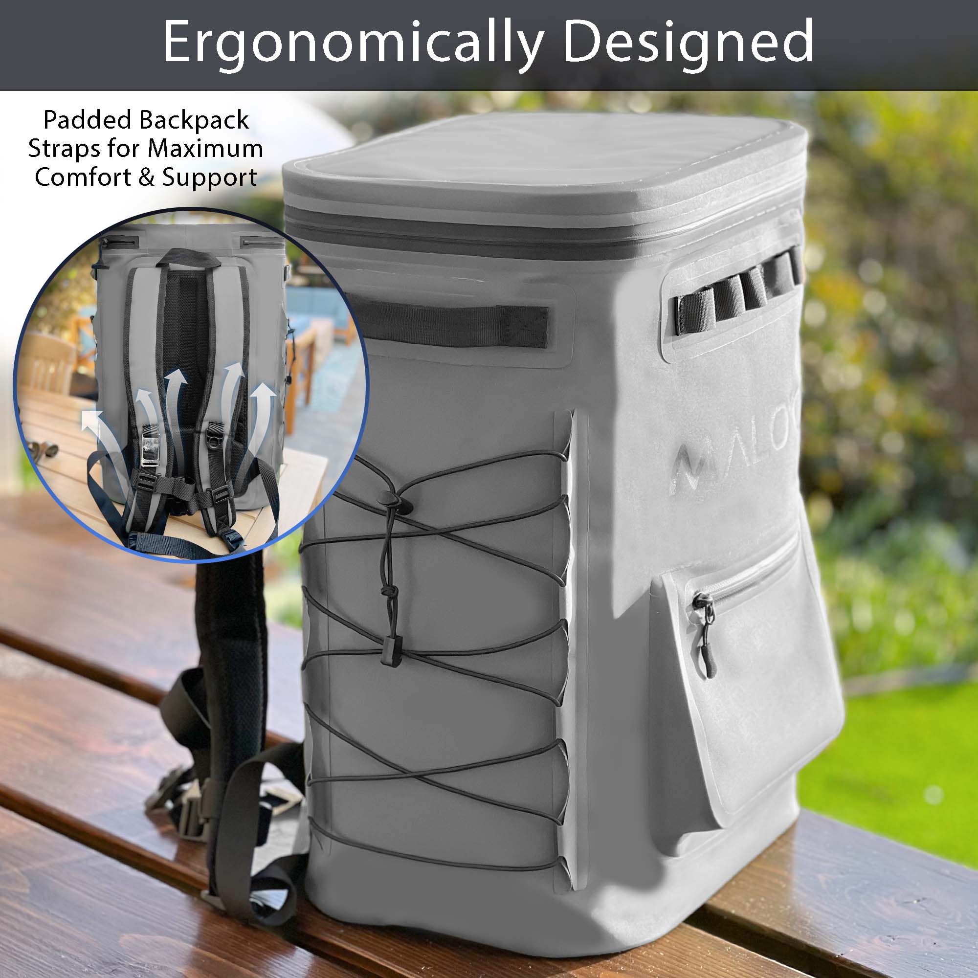 DryPack Adventure Backpack Cooler - Malo'o Racks