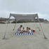 DualShade 10x10 Beach Canopy – Instant Sun Shelter & Vehicle - Mounted Awning - Malo'o Racks