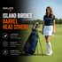 Island Birdies Barrel Golf Headcover Set – Driver, Fairway & Hybrid Covers - Malo'o Racks