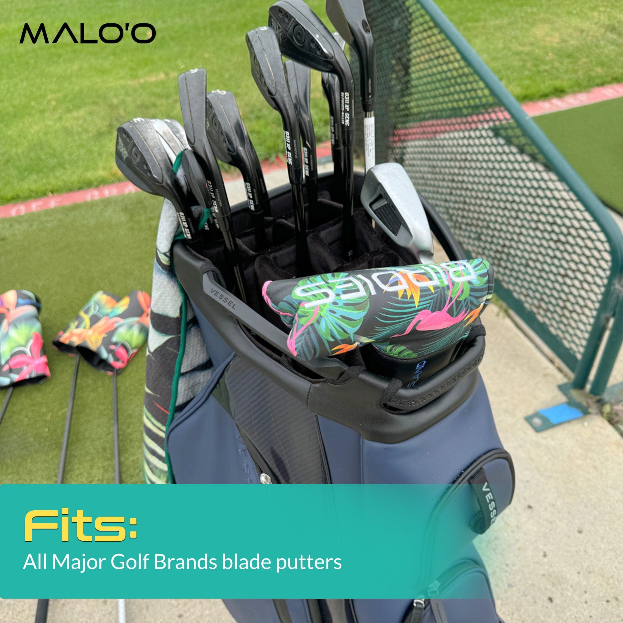 Island Birdies Blade Putter Cover - Malo'o Racks