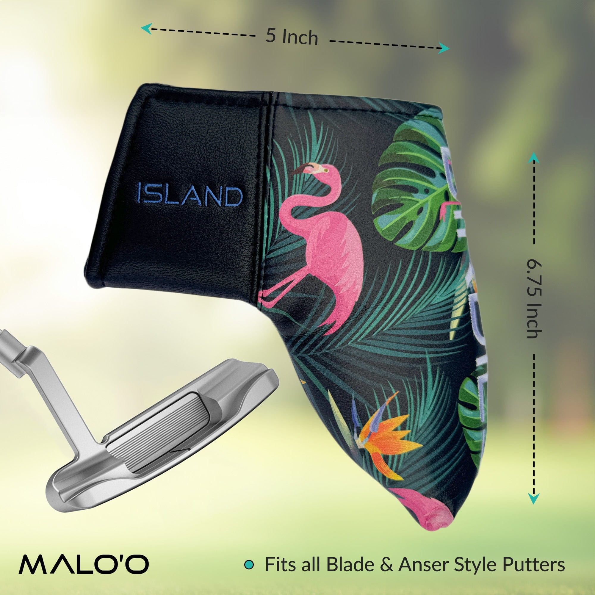 Island Birdies Blade Putter Cover - Malo'o Racks
