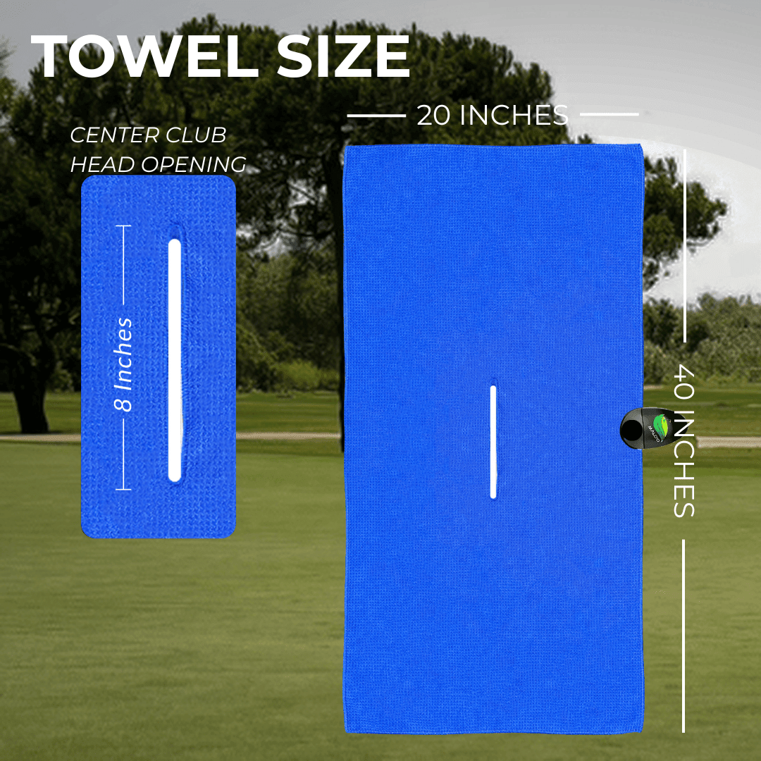 Magnetic Golf Towels (2 - Pack) – Premium Golf Towels for Bags & Carts - Malo'o Racks