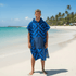 Malo'o Racks Adult L/XL / Blue Zee Nalu Changing Poncho – Quick-Dry Surf Poncho & Hooded Towel for Beach & Swim