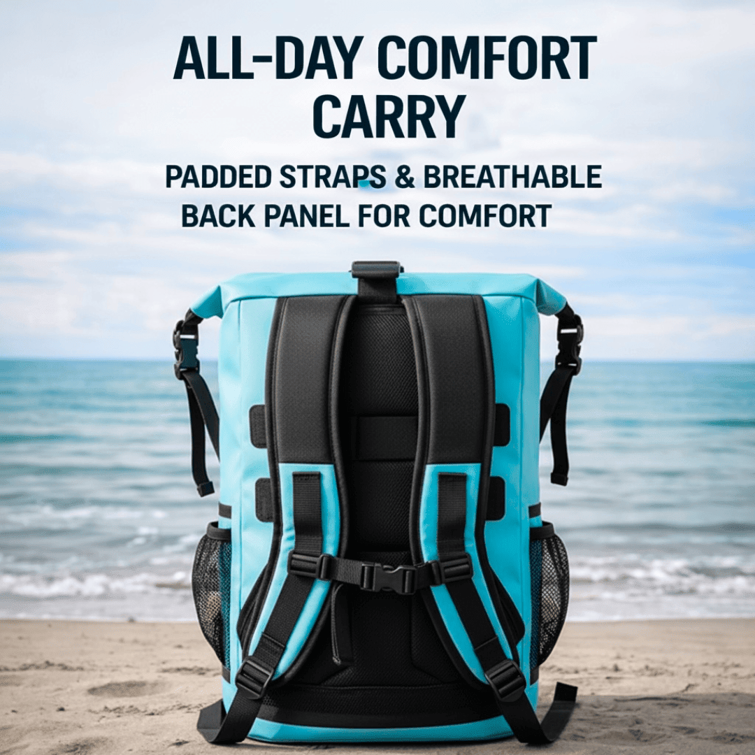 Malo'o Racks DryPack DryPack 30L Waterproof Backpack – Roll-Top Dry Bag for Beach, Travel & Outdoor Gear