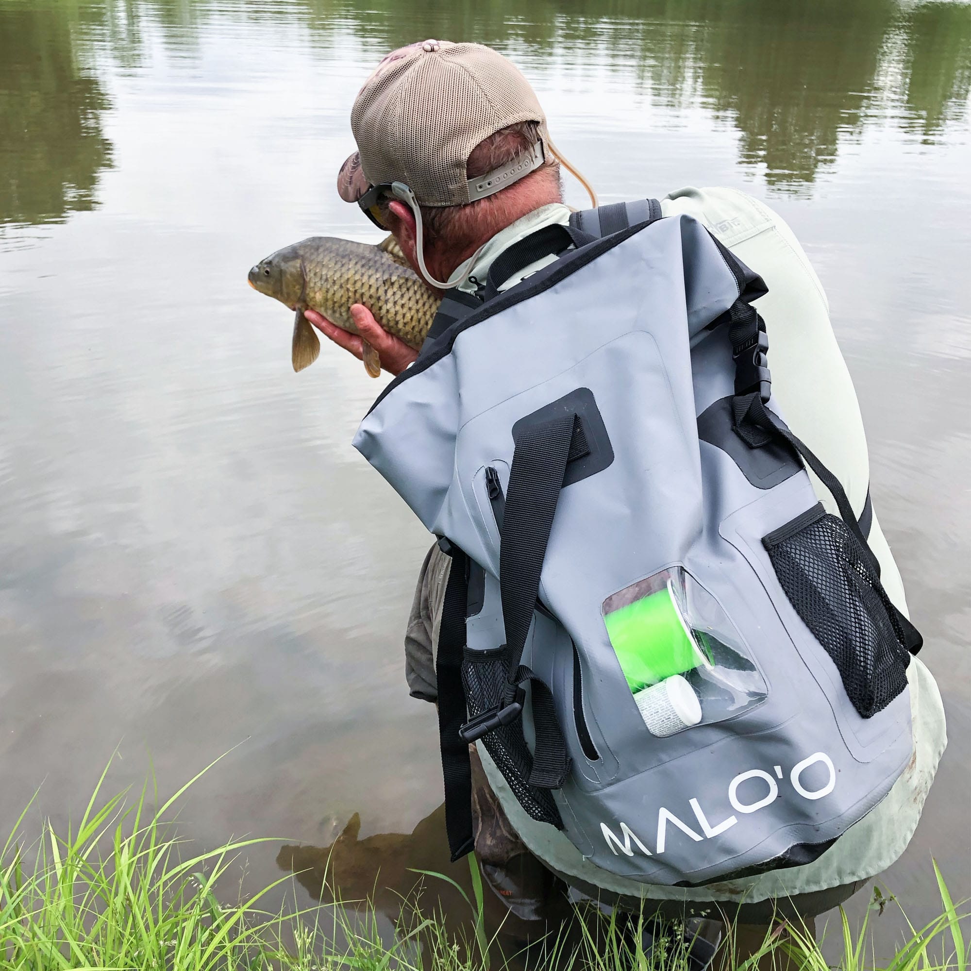 Malo'o Racks DryPack Grey / 30L DryPack 30L Waterproof Backpack – Roll-Top Dry Bag for Beach, Travel & Outdoor Gear