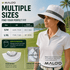 Malo'o Racks Papale Golf Hat – Lightweight Sun Protection Hat for Golf & Outdoor Use