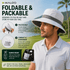 Malo'o Racks Papale Golf Hat – Lightweight Sun Protection Hat for Golf & Outdoor Use