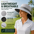 Malo'o Racks Papale Golf Hat – Lightweight Sun Protection Hat for Golf & Outdoor Use