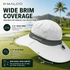 Malo'o Racks Papale Golf Hat – Lightweight Sun Protection Hat for Golf & Outdoor Use