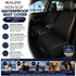 Malo'o Racks SeatGuard Black SeatGuard Non-Slip Waterproof  Seat Cover (2-Pack) – Durable Seat Protector for Beach, Gym & Pets