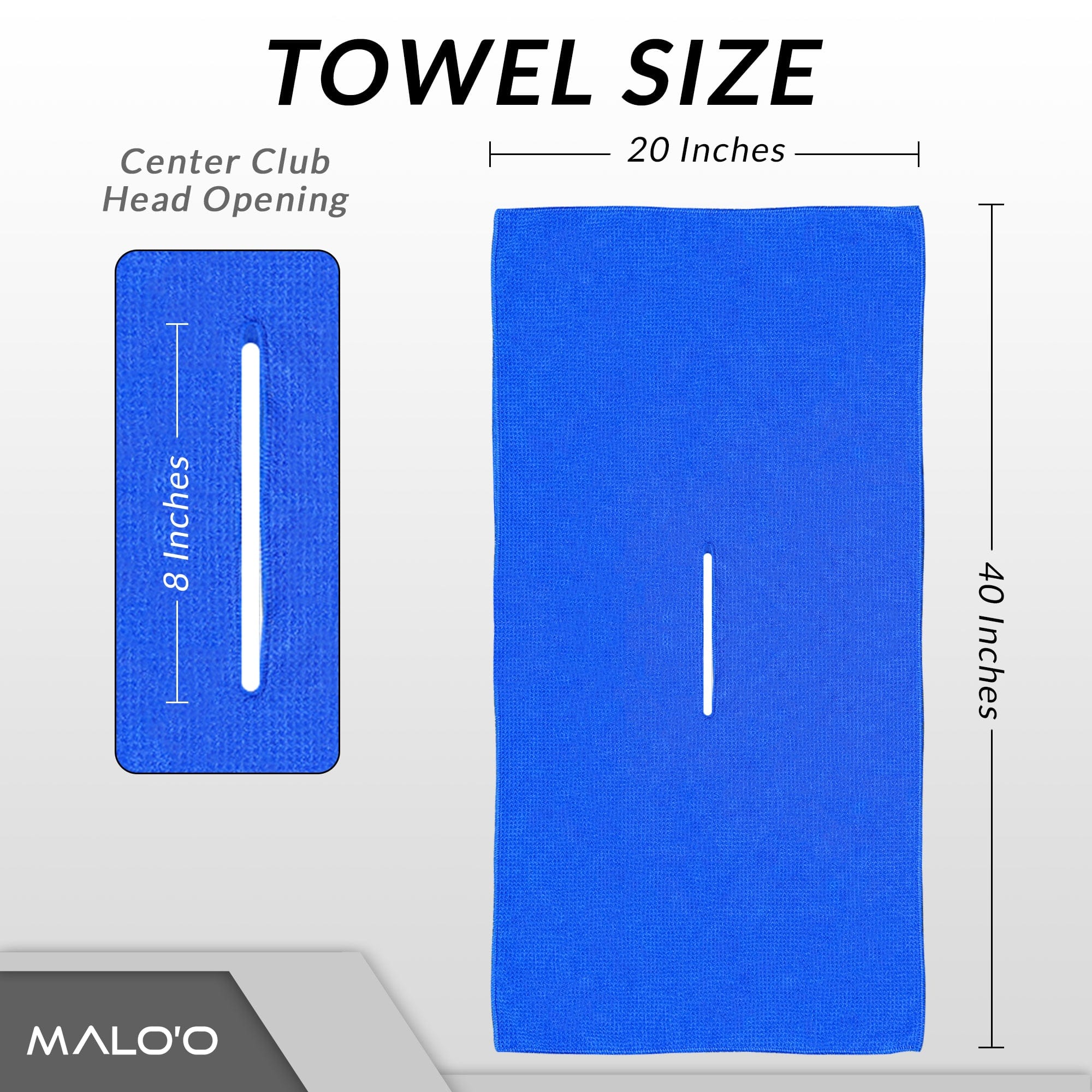 Malo'o Magnetic Golf Towels (Pair) - Malo'o Racks
