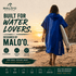Mehana Changing Poncho – Quick - Dry Surf Poncho & Hooded Towel for Beach & Water Adventures - Malo'o Racks