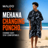 Mehana Changing Poncho – Quick - Dry Surf Poncho & Hooded Towel for Beach & Water Adventures - Malo'o Racks