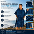 Nalu Changing Poncho – Quick - Dry Surf Poncho & Hooded Towel for Beach & Swim - Malo'o Racks