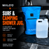 Portable Surf & Camping Shower Jug – Outdoor Shower for Beach, Surf & Travel - Malo'o Racks