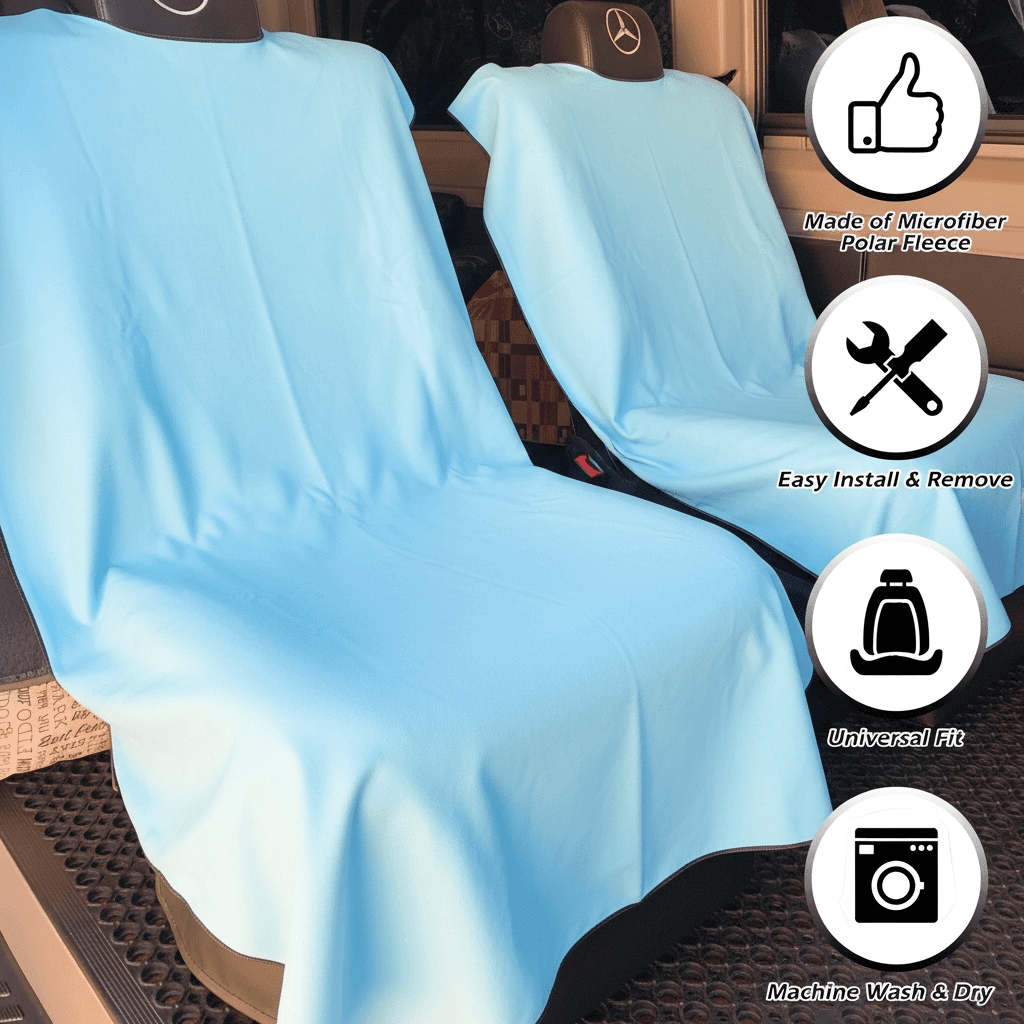 SeatGuard Car Seat Cover Towel (2 - Pack) – Absorbent Seat Protector for Beach, Gym & Travel - Malo'o Racks