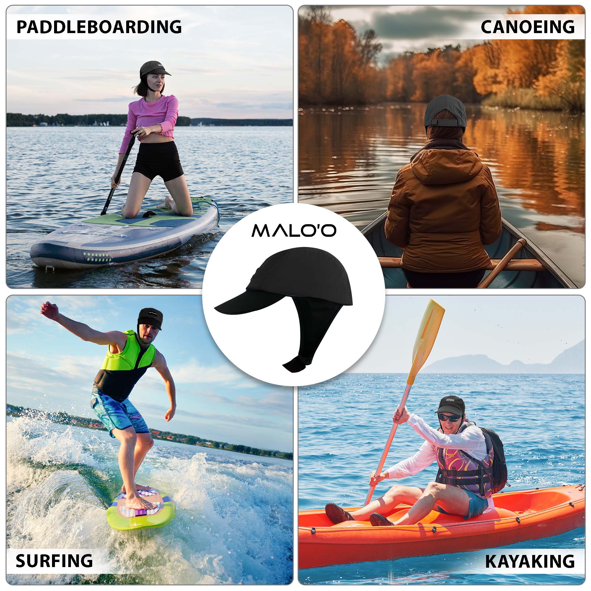 Surf & Water Sports Hat - Malo'o Racks