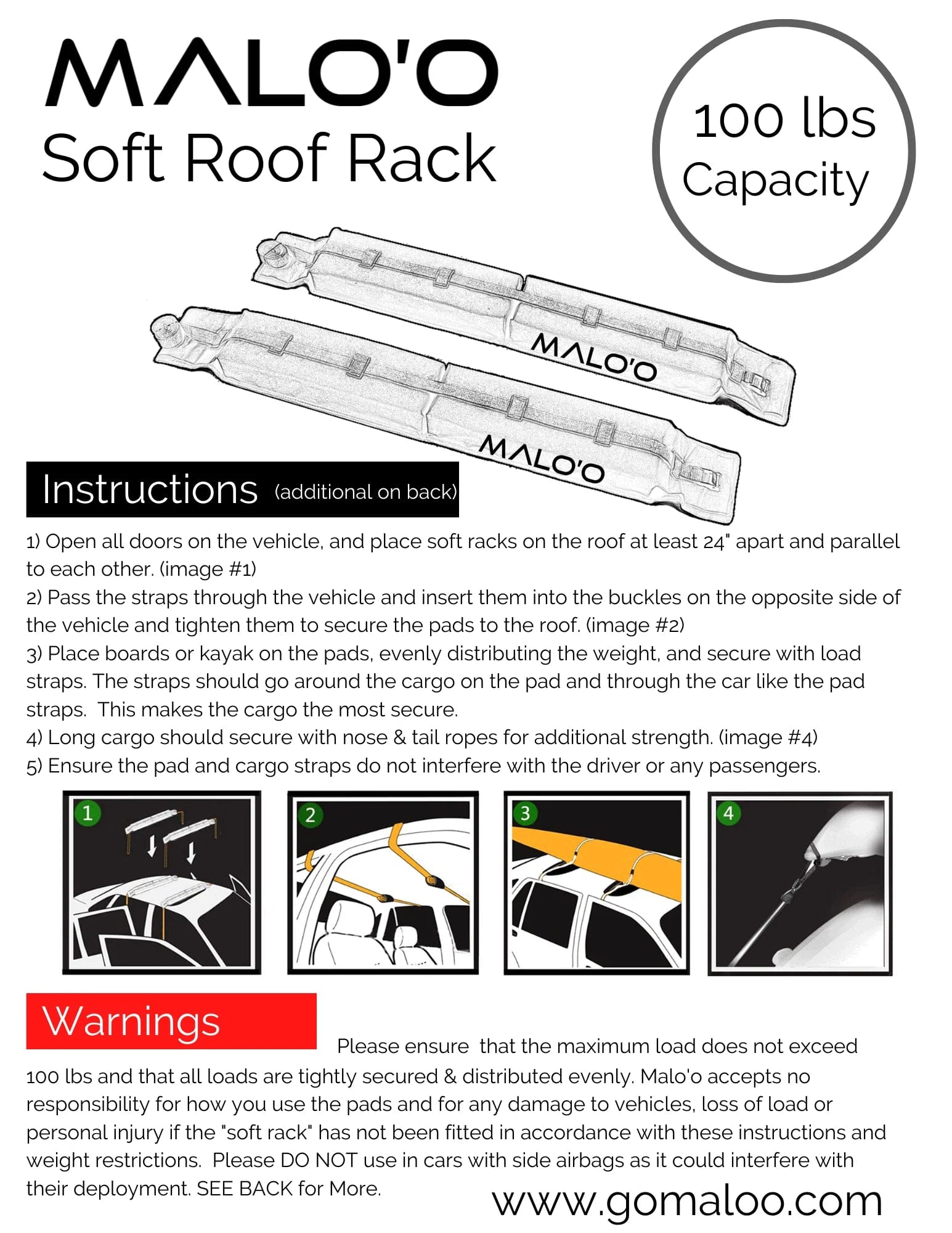 Surfboard Roof Rack - Malo'o Racks