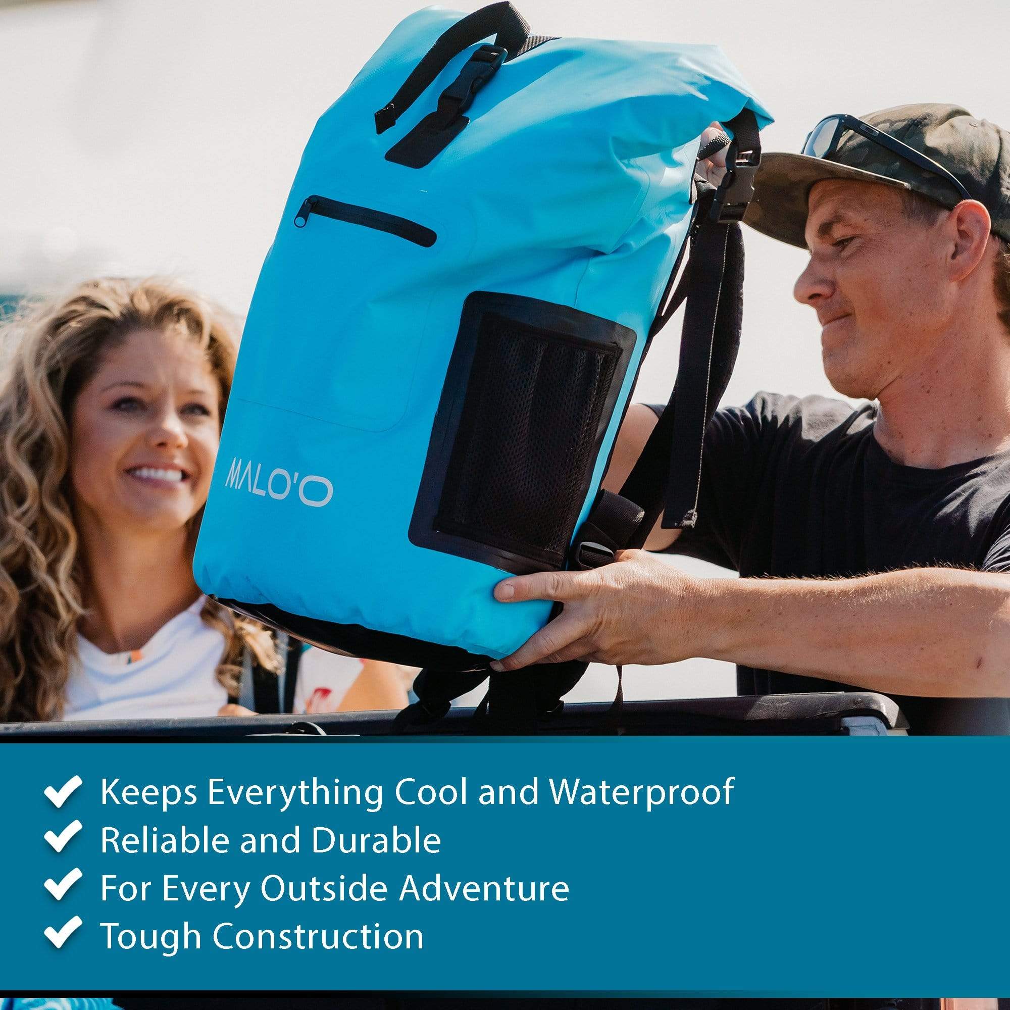 DryPack Backpack Cooler - Malo'o Racks