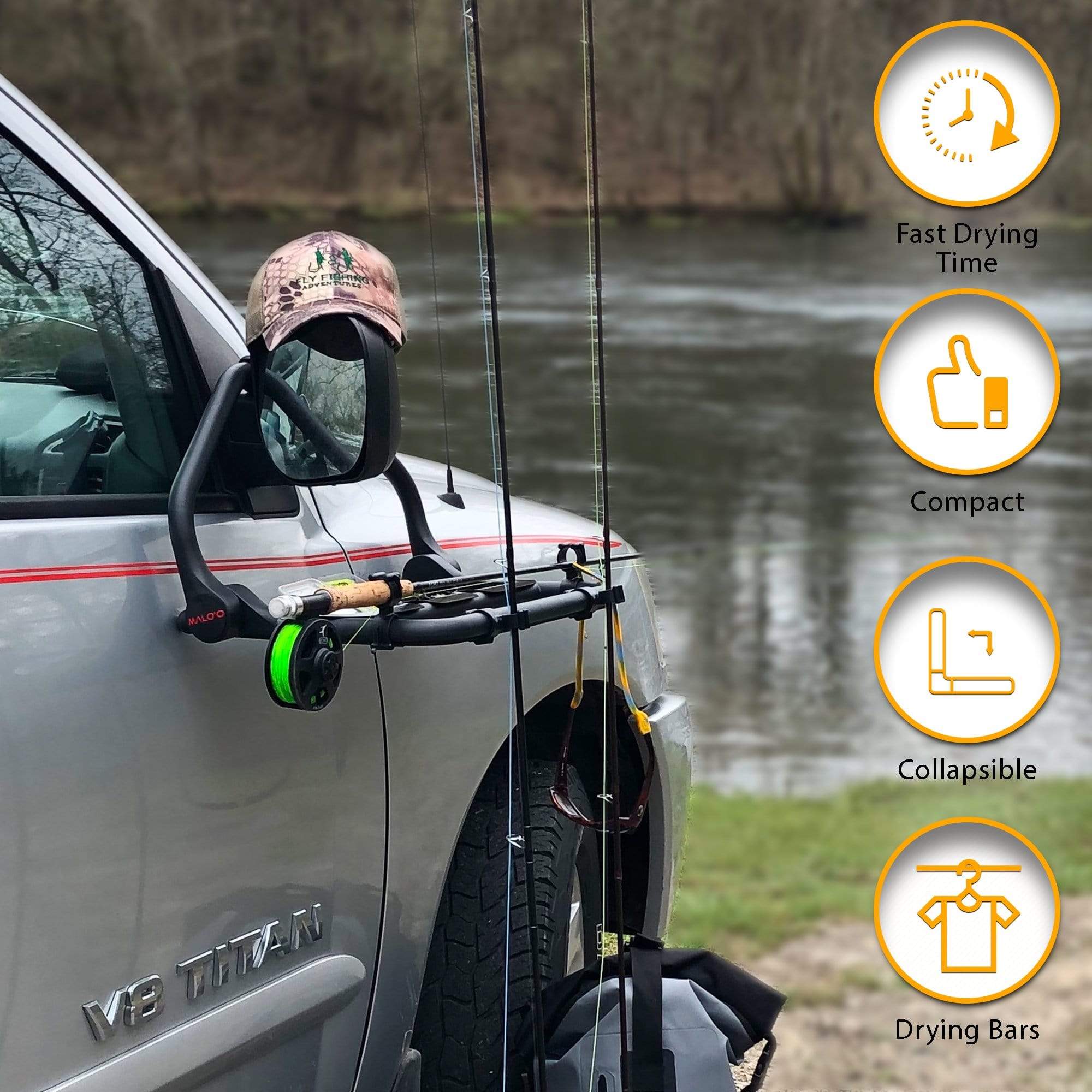 DryRack Fishing Rod Holder - Malo'o Racks