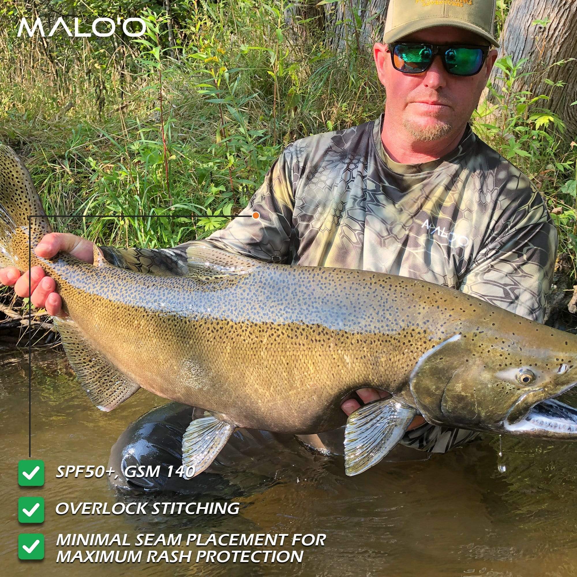 Performance Fishing Shirt - Malo'o Racks