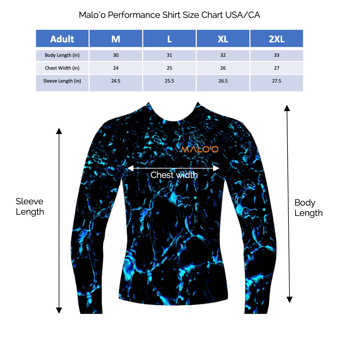 Performance Fishing Shirt - Malo'o Racks