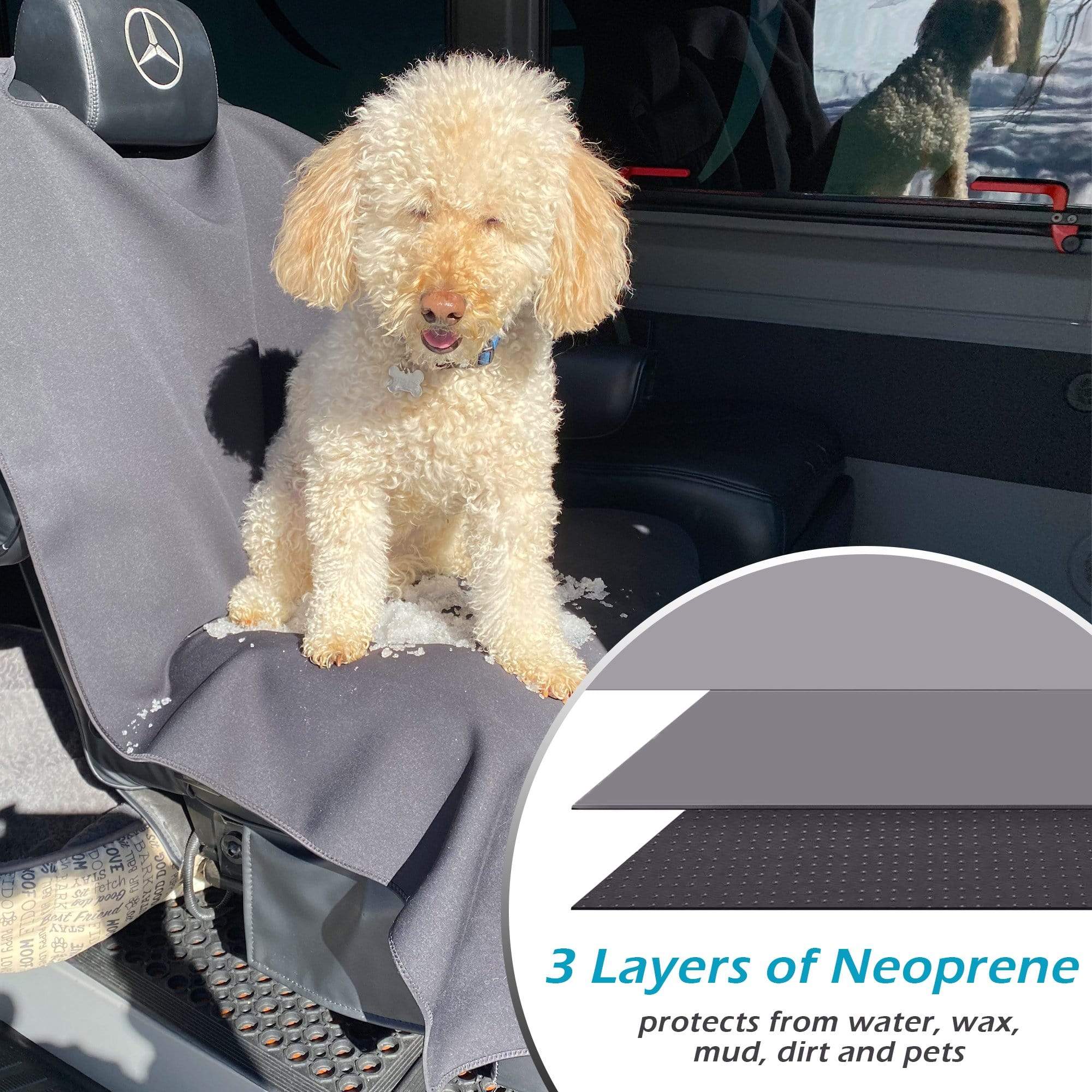 SeatGuard Non - Slip Waterproof Car Seat Cover (2 Pack) - Malo'o Racks