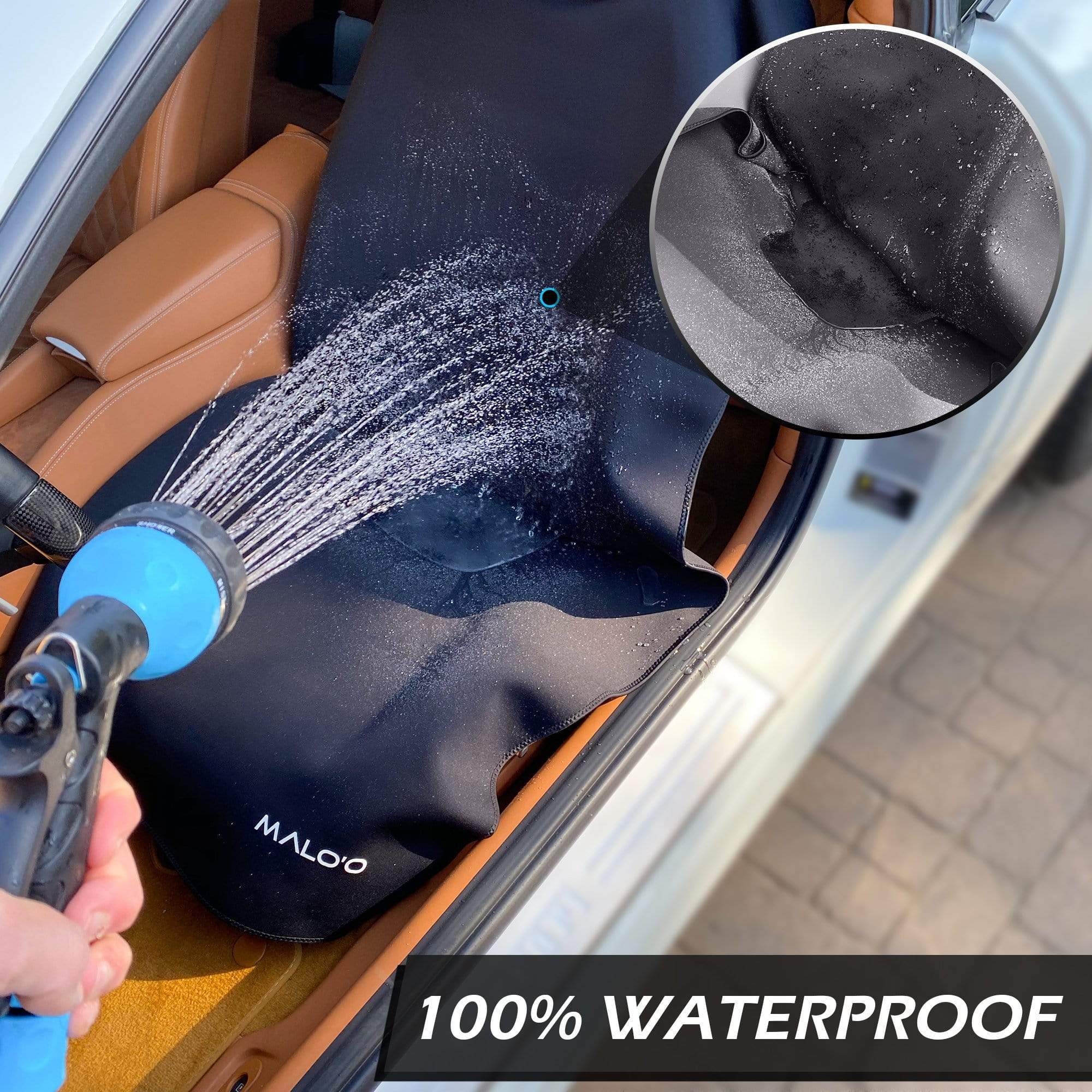 SeatGuard Non - Slip Waterproof Car Seat Cover (2 Pack) - Malo'o Racks